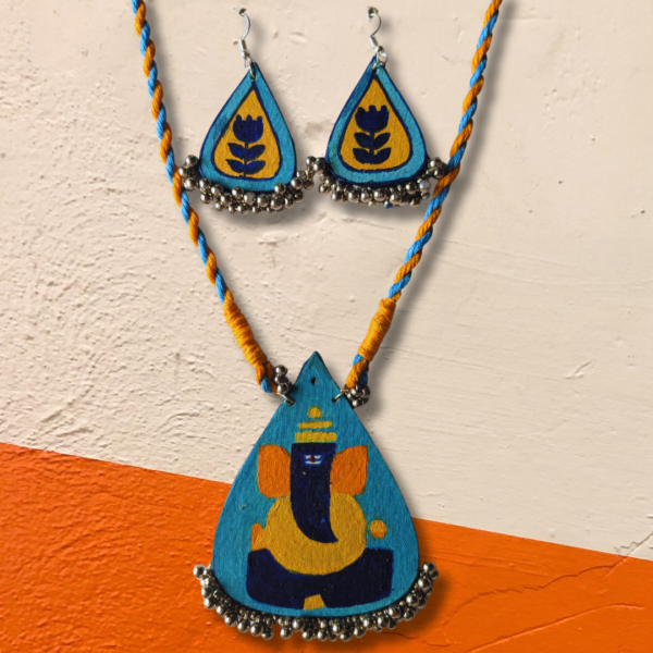 Abstract Ganesha jewellery set