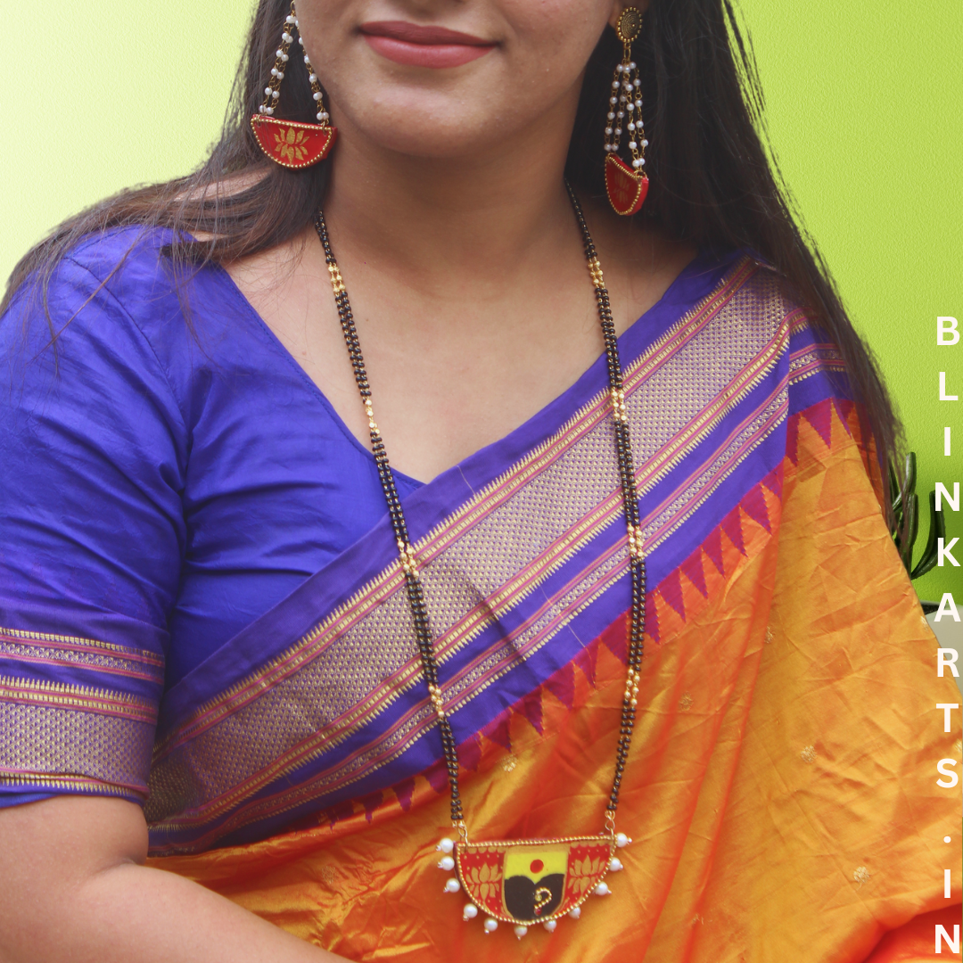 Ambabai Mangalsutra set, Best Handmade, Handcrafted Jewlery Online | Blink Arts 1