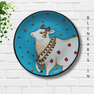 Pichwai Cow Wall plate